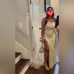 Cinderella Divine. Nude Gown. No alterations.